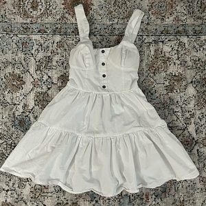Bailey blue white summer sun dress